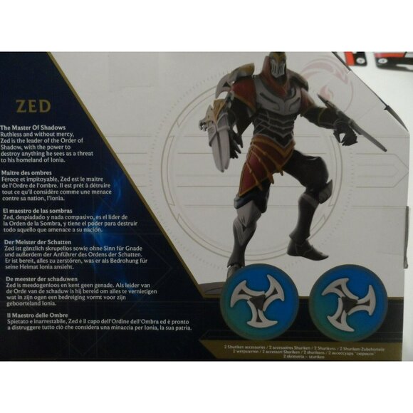 League of Legends The Champion Collection Zed 6" Action Figure 1st Edition New - Picture 4 of 4